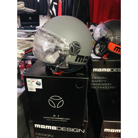 CASCO DEMI JET FGTR CLASSIC Grigio Opaco